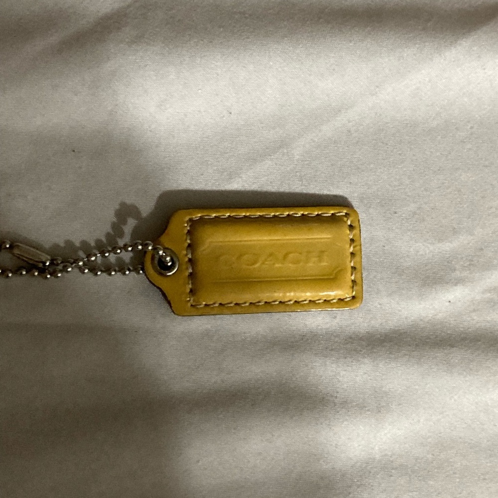 Coach Leather Purse Hang Tag